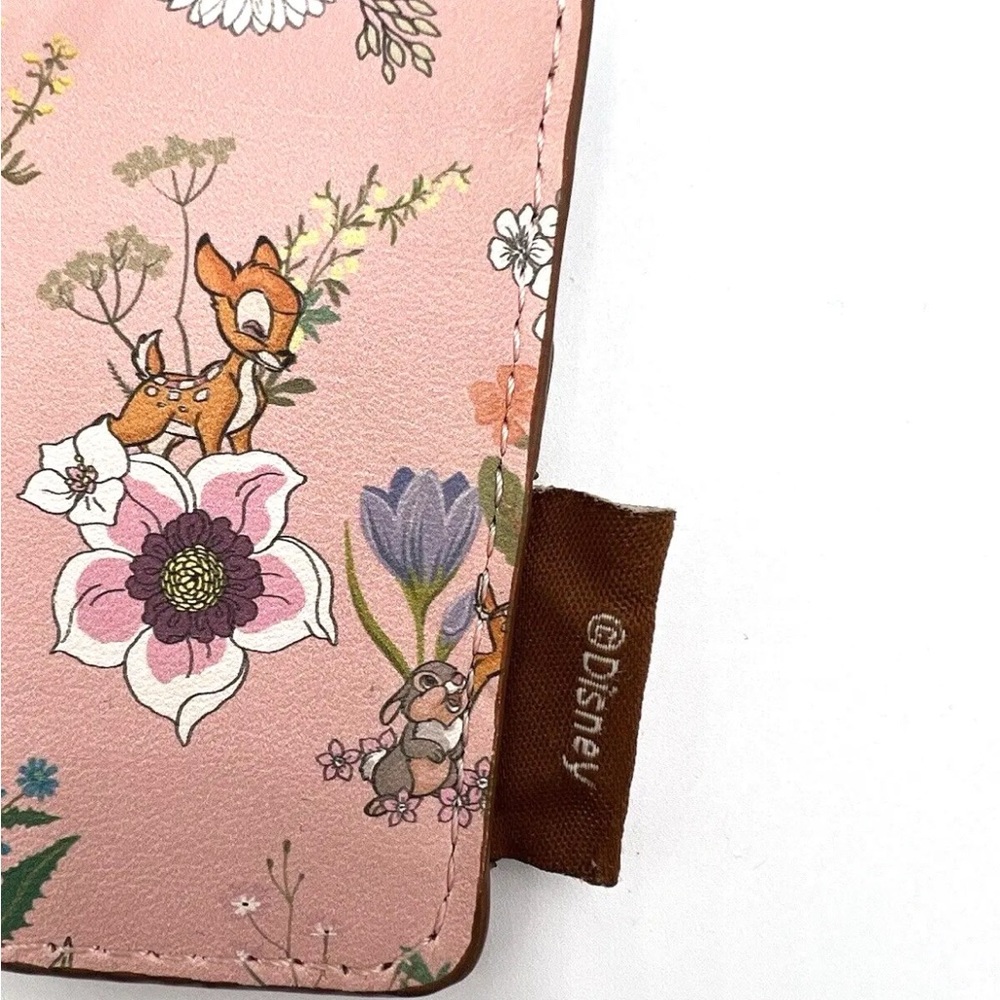 Loungefly Disney Bambi Wallet Thumper & Flower Floral Slim Cardholder - Picture 3 of 5